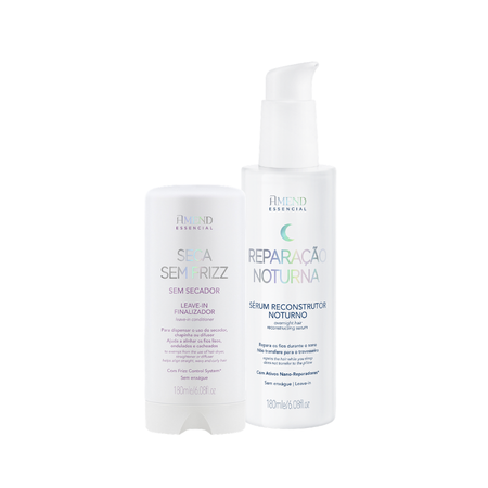 kit Seca Sem Frizz + S&eacute;rum Reconstrutor